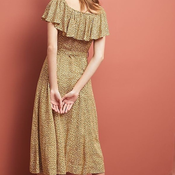 Anthropologie Bolano Cheetah Animal Print Dress 6 - Picture 2 of 2